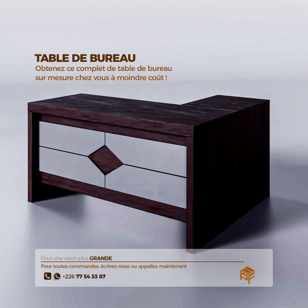 Bureau en bois – L'équilibre entre concentration et sérénité